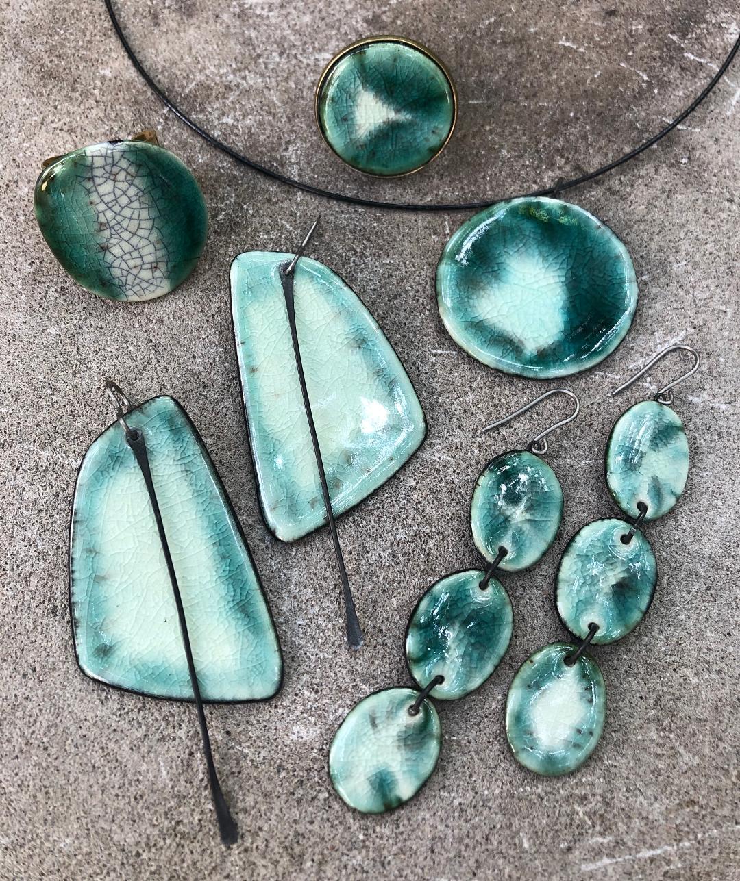 Black and Celadon